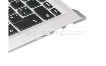 5CB0L47368 Original Lenovo Tastatur inkl. Topcase DE (deutsch) schwarz/silber mit Backlight
