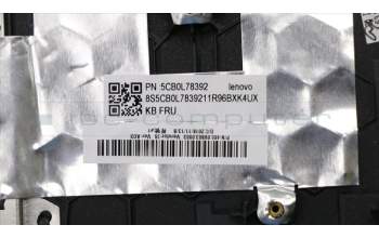 Lenovo 5CB0L78392 Tastatur inkl. Topcase W80TL W/KB/TP/CableCZSK