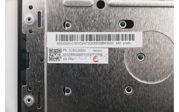 Lenovo 5CB0L80501 Tastatur inkl. Topcase W 80TC W/KB/TP/Cable ND