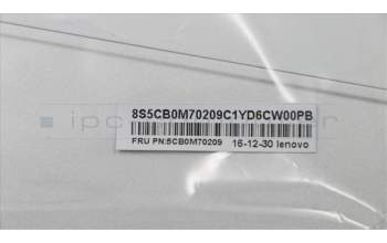 Lenovo 5CB0M70209 COVER Stand Cover 3N 80U1 Silver WW LTE