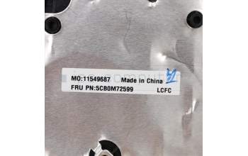 Lenovo 5CB0M72599 Tastatur inkl. TopcaseASML80TR BLK TEX US KB