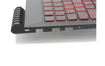 5CB0N00240 Original Lenovo Tastatur inkl. Topcase DE (deutsch) schwarz/schwarz mit Backlight