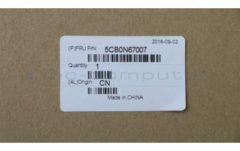 Lenovo 5CB0N67007 Tastatur inkl. Topcase Q 80US W/Touchpad/KB SPA