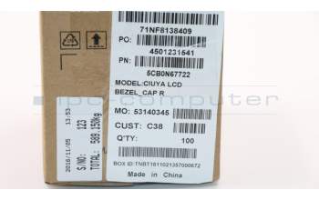 Lenovo 5CB0N67722 COVER Hinge Cover C 80X8 R