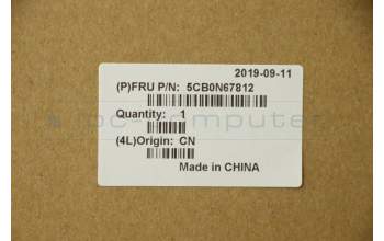 Lenovo 5CB0N67812 LCD-Abdeckung C 80X7 silber