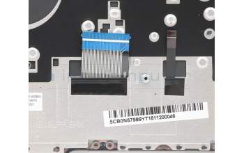 Lenovo 5CB0N67989 Tastatur inkl. Topcase C 80X6 W/KB Silver HB