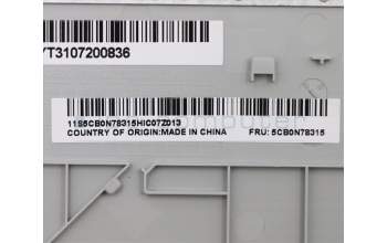 Lenovo 5CB0N78315 Tastatur inkl. TopcaseC80X4 MGRW/KBNFPNBL CZ-SK