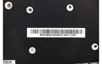 Lenovo 5CB0N78330 Tastatur inkl. TopcaseC80X4 MGRW/KB NFP NBL BEL