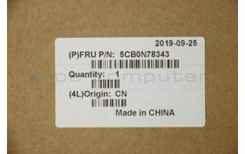 Lenovo 5CB0N78343 Tastatur inkl. TopcaseC80X4 MGR W/KB NFP NBL US