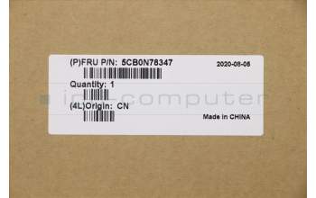 Lenovo 5CB0N78347 Tastatur inkl. TopcaseC80X4 MGRW/KBNFPNBL INT\'E