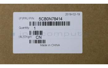 Lenovo 5CB0N78414 Tastatur inkl. TopcaseC80X2 GD NFPBL W/KB UK