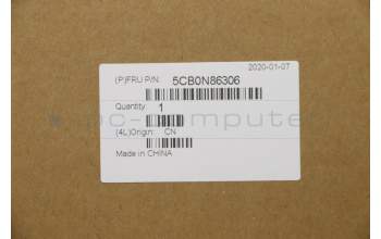Lenovo 5CB0N86306 C-Abdeckung mit Tastatur, Englisch (GB), Weiß, Ohne_Hintergrundbeleuchtung