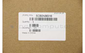 Lenovo 5CB0N86316 Tastatur inkl. TopcaseASML80XLIG IMR UK KB
