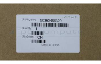 Lenovo 5CB0N86320 UPPER CASE ASML80XLPG IMR NORDIC KB