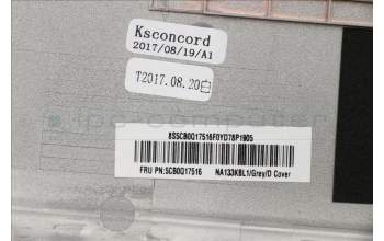 Lenovo 5CB0Q17516 COVER Lower Case 3N 81AK Grey DIS