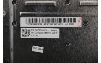 Lenovo 5CB0Q59975 Tastatur inkl. Topcase W 81AX IG W/KB NBL RU