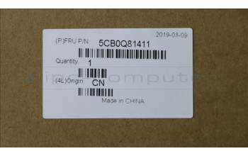 Lenovo 5CB0Q81411 Tastatur inkl. Topcase 3N 81A6 OB W/KB HEB
