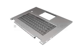 5CB0Q96489 Original Lenovo Tastatur inkl. Topcase DE (deutsch) grau/silber mit Backlight