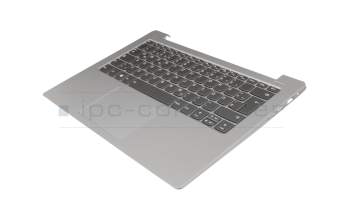 5CB0R07538 Original Lenovo Tastatur inkl. Topcase DE (deutsch) grau/silber mit Backlight