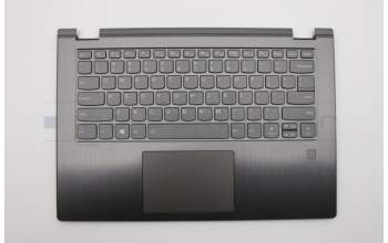 Lenovo 5CB0R08514 C-Cover with keyboard,USA English,Iron Grey,Backlight,Fingerprint