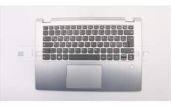 Lenovo 5CB0R08905 C-Cover with keyboard, German, Platinum, Non-Backlight, Fingerprint, UK