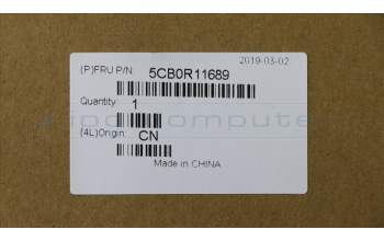 Lenovo 5CB0R11689 Tastatur inkl. TopcaseL 81EU MGR W/KB FP BL SP