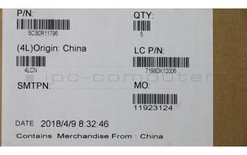Lenovo 5CB0R11796 COVER Hinge Cover L 81EU MGR