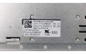 Lenovo 5CB0R16565 COVER UpCaseASM W/KB L81DC PG UK