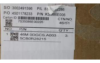 Lenovo 5CB0R28215 Tastatur inkl. Topcase W81HL NFP IG NBL W/KB IT