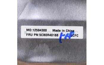 Lenovo 5CB0R40188 Tastatur inkl. Topcase L 81FV W/KB WH BL UK