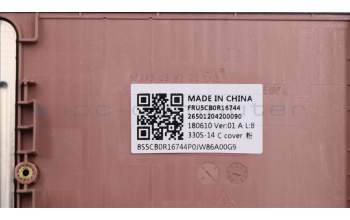 Lenovo 5CB0R42589 COVER UpCase 3N 81F8 RPK NBL W/KB HB