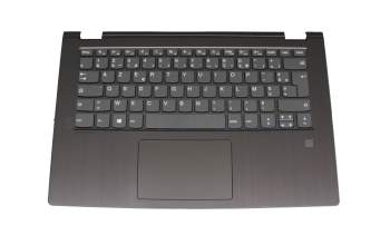 5CB0R47222 Original Lenovo Tastatur inkl. Topcase FR (französisch) grau/grau