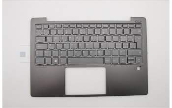 Lenovo 5CB0S15986 C-Cover with keyboard,Switzerland,Black,Backlight,FingerPrint