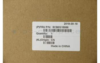 Lenovo 5CB0S15986 Tastatur inkl. Topcase C81J7BK FP w/BLKB SW