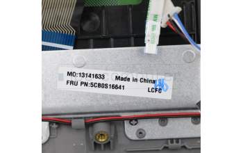 Lenovo 5CB0S16641 C-Cover with keyboard,Greek,Platinum Grey,Non_Backlight