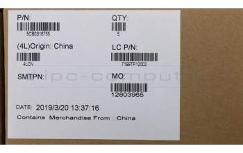 Lenovo 5CB0S16755 COVER Hinge Cover L 81MV GR
