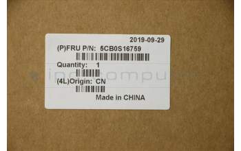 Lenovo 5CB0S16759 Tastatur inkl. Topcase ASM_US L81MVTEXBKD