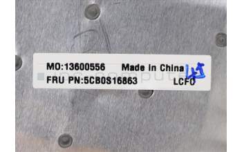 Lenovo 5CB0S16863 Tastatur inkl. Topcase ASM_HB L81MVIMRGRD