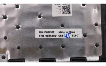Lenovo 5CB0S17063 Tastatur inkl. Topcase ASM_UK L81MUBKIMRD