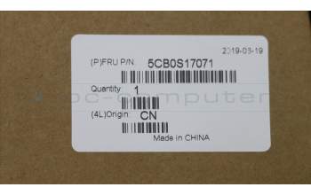 Lenovo 5CB0S17071 Tastatur inkl. Topcase ASM_FR L81MUBKIMRD