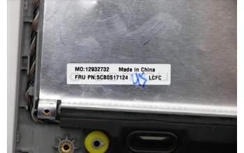 Lenovo 5CB0S17124 Tastatur inkl. Topcase ASM_US INTE L81MUGYIMRD