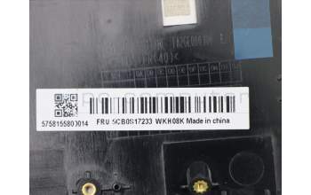 Lenovo 5CB0S17233 Tastatur inkl. Topcase C81NDGRY FP W/BLKB NORDI