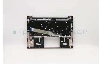Lenovo 5CB0S17274 C-Abdeckung mit Tastatur, Bulgarisch, Kupfer, Hintergrundbeleuchtung, Fingerabdruck