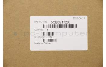 Lenovo 5CB0S17280 Tastatur inkl. Topcase C81NDBLU FP W/BLKB US