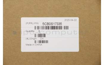 Lenovo 5CB0S17335 Tastatur inkl. Topcase C81N6 PLBLK FPBL NORDI