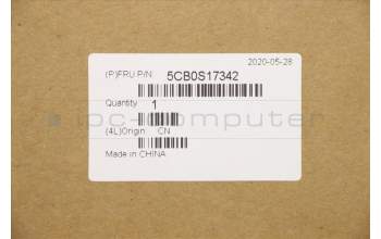 Lenovo 5CB0S17342 Tastatur inkl. Topcase C81N6 PLBLK FPBL SLVN