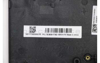 Lenovo 5CB0S17382 Tastatur inkl. Topcase C81N6 PLBLK FPNBL US