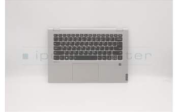 Lenovo 5CB0S17444 C-Cover with keyboard,USA English,Platinum Grey,Backlight,Fingerprint
