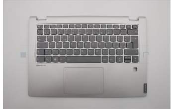 Lenovo 5CB0S17455 C-Cover with keyboard,Italian,Grey,Backlight,FingerPrint