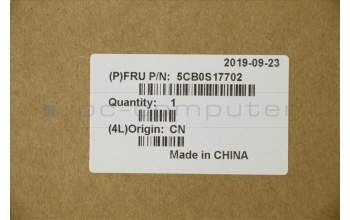 Lenovo 5CB0S17702 Tastatur inkl. Topcase C81N5GRY FPBLKB US